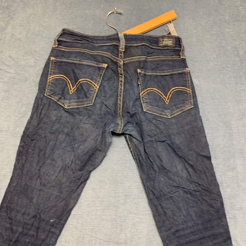 Levi's 524 Too Superlow Skinny Jeans Womens 7 Medium Blue Denim Cotton Stretch - Picture 6 of 16